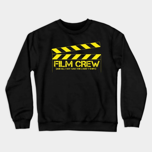 FILM CREW shirt Crewneck Sweatshirt by ideeddido2